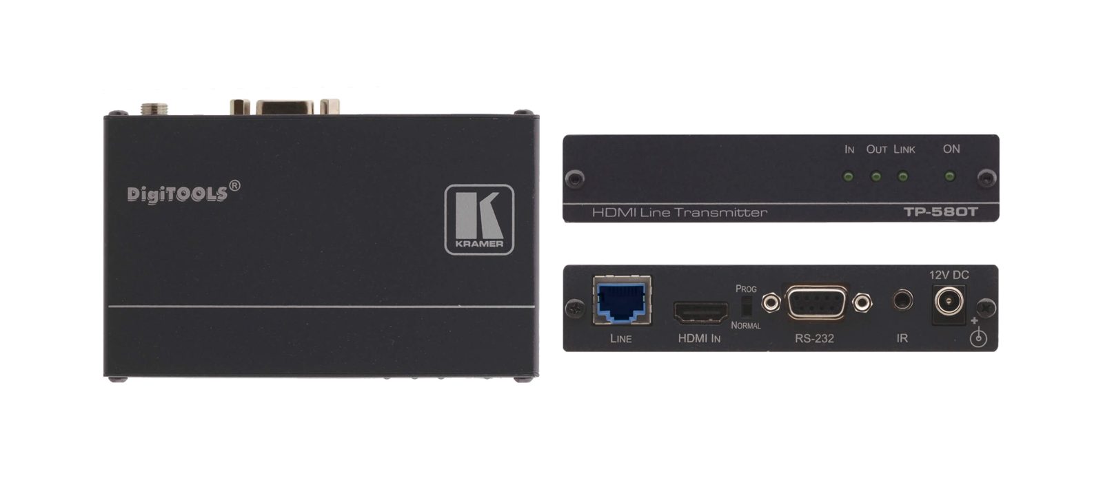 HDMI-förlängare Kramer TP-580T, HDMI/RS-232/IR, HDBaseT, 70 meter, Sändare, bild 2