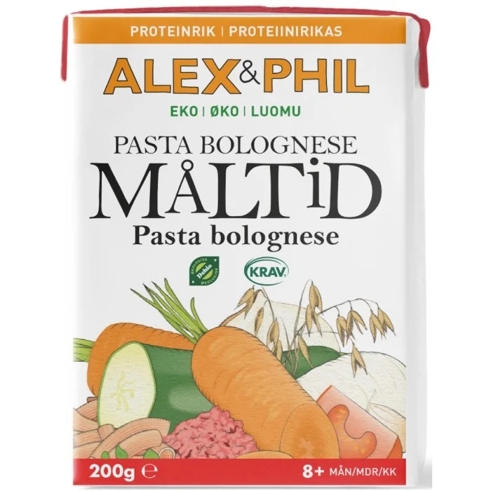 Alex&Phil Måltid Pasta Bolognese 200 g