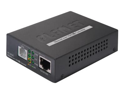 PLANET VC-231G - Medieomvandlare - 1GbE, Ethernet over VDSL2 - 10Base-T, 100Base-TX, 1000Base-T - RJ-45 / RJ-11 - upp till 1.4 km