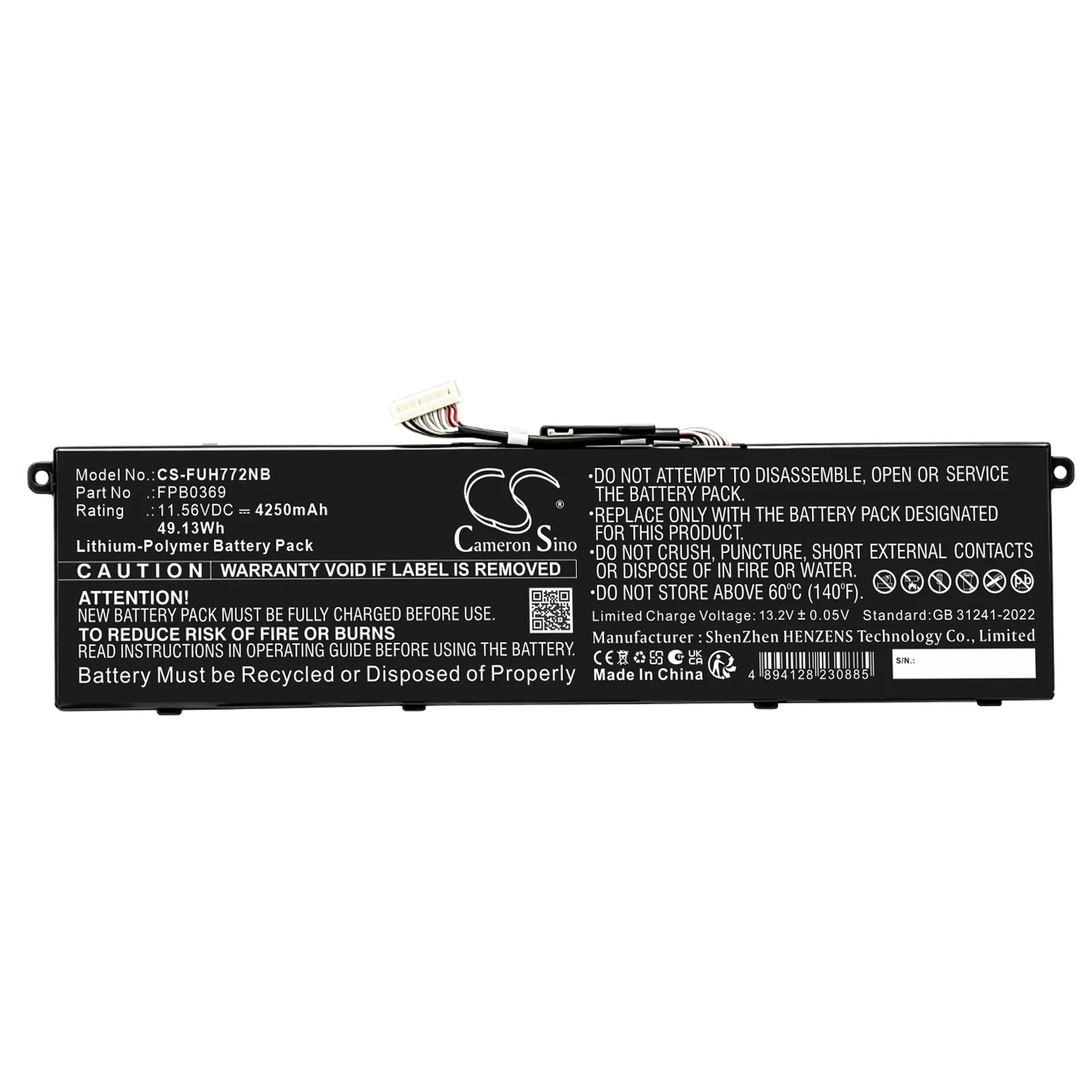 Batteri till Laptop, Bärbar dator för Fujitsu FMVA50G2B, FMVA50G2L, FMVA50G2S m.fl.
