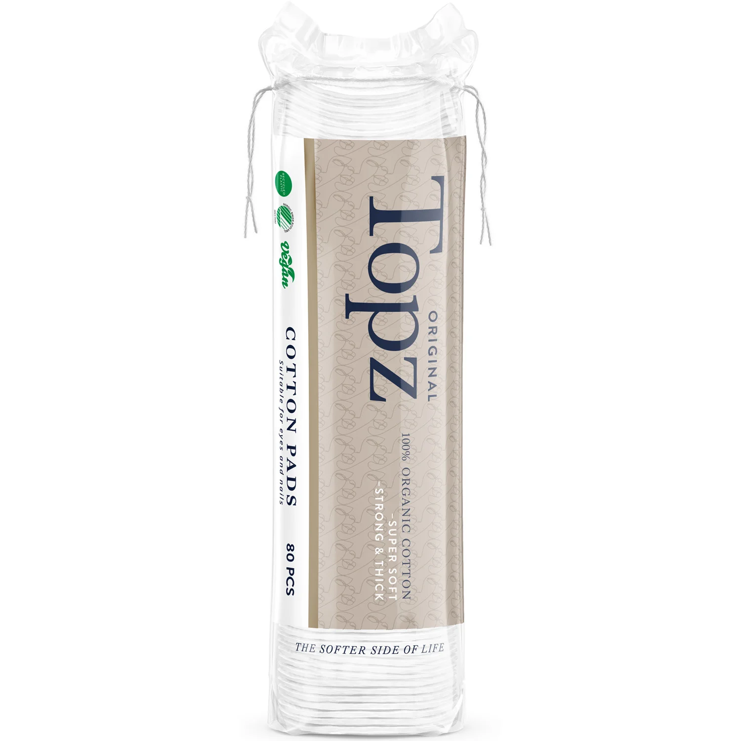 Topz Premium Make Up Pads 80 pcs, bild 4