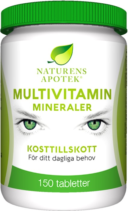 Naturens Apotek Multivitamin Mineraler 150 tabletter
