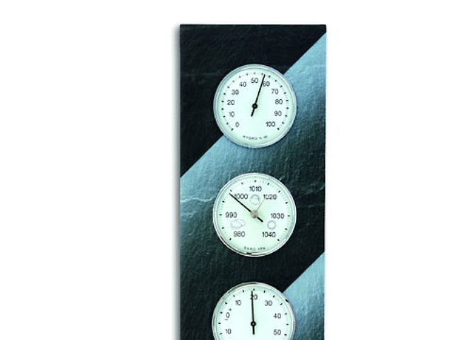 TFA-Dostmann 20.3018, Inomhusbarometer, Inomhushygrometer, Inomhustermometer, Barometer, hygrometer, Termometer, Barometer, hygrometer, Termometer, 140 mm, 40 mm, 370 mm