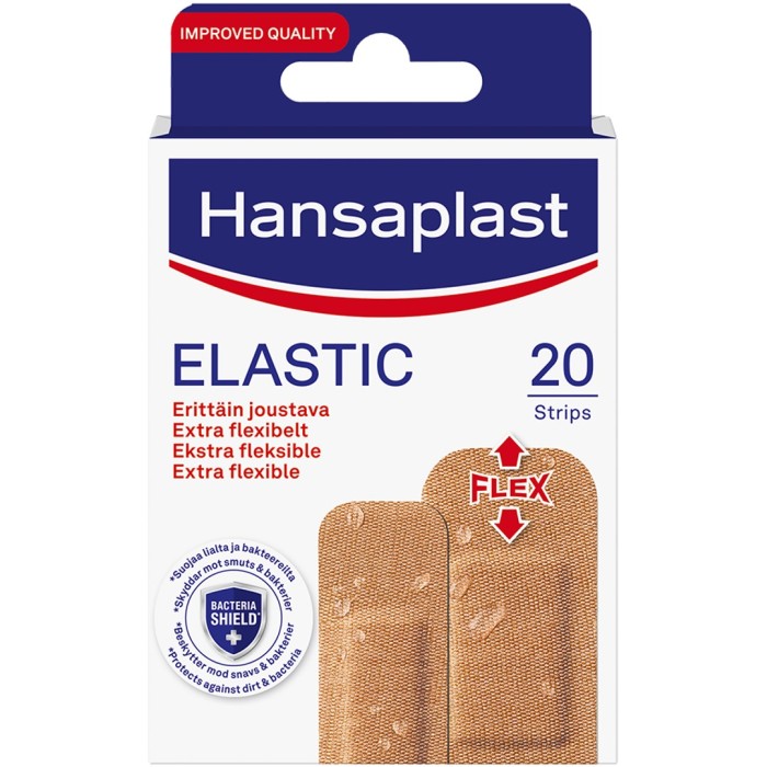 Hansaplast Elastic plåster, 20 st