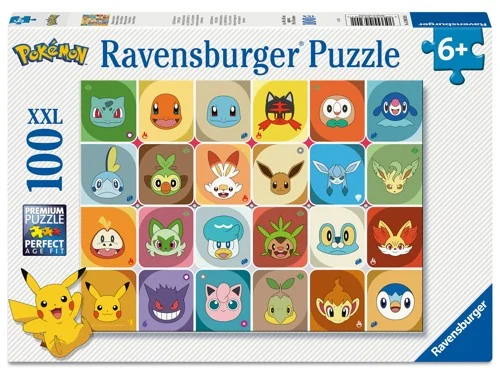 Ravensburger Pussel: Pokémon Faces 100 XXL Bitar, bild 2
