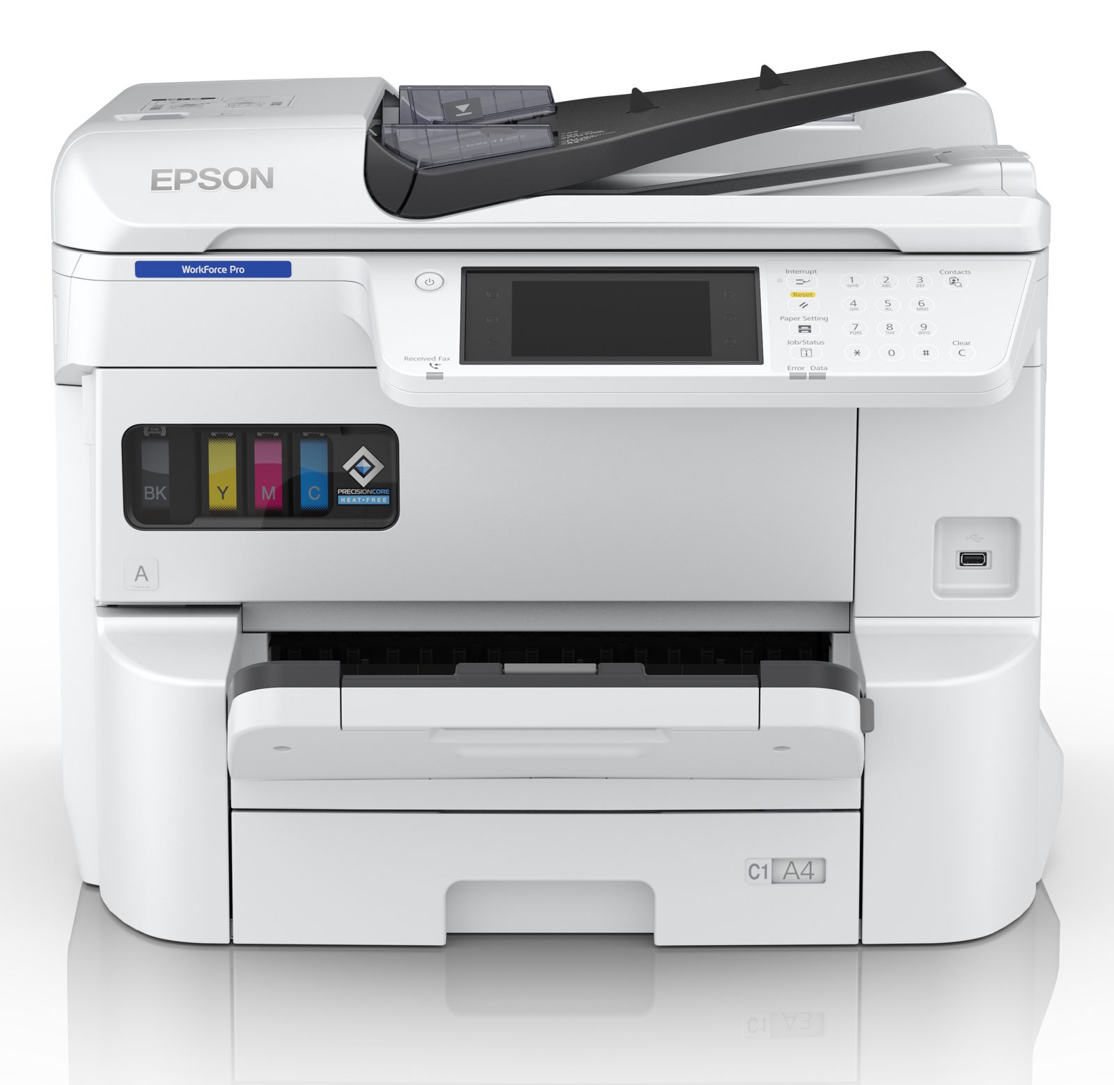 Epson WorkForce Pro EM-C7100DWF multifunktionsskrivare C11CL35401 (vit, bild 3