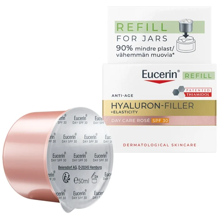 Eucerin Hyaluron-Filler +Elastictiy Day Care Rosé SPF30 Refill 50 ml, bild 2