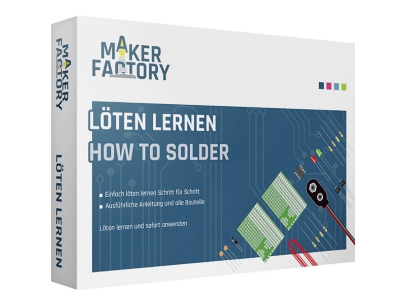 MAKERFACTORY 15055 Löd-lärningssats från 14 år