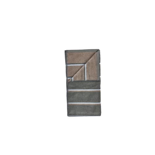 Zone Denmark – Bastuhandduk 100x50 Cm – Olivgrön, Taupe, Blå Dis
