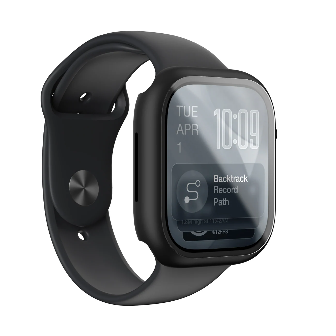 AmazingThing Radix glasskärmskydd med fodral för Apple Watch Series 11 46mm - Svart, bild 4