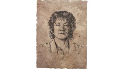 The Lord of the Rings - Portrait of Bilbo Baggins Statue Art Print, bild 3