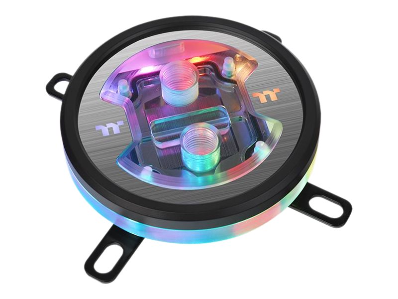 Thermaltake Pacific W7 Plus - Flytande kylsystem CPU-vattenblock - (för: LGA775, LGA1156, AM2, AM2+, LGA1366, AM3, LGA1155, AM3+, LGA2011, FM1, FM2, LGA1150, LGA2011-3, LGA1151, AM4, LGA2066, LGA1200) - kopparbas med nickelpläterad yta