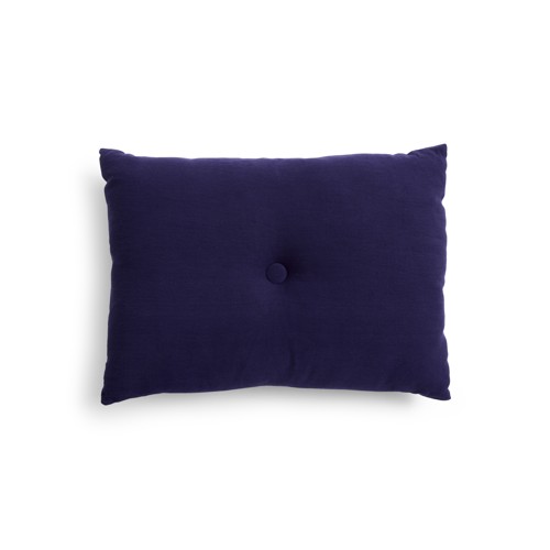 HAY - Dot Kudde Linen 60x45 cm (Mörkblå)