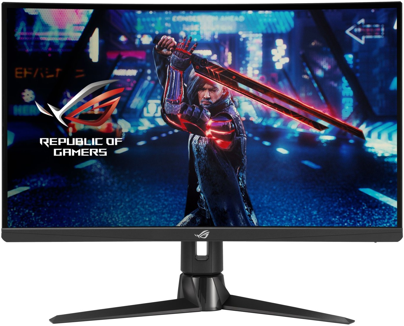 27" Asus ROG Strix XG27AQV, Curved VA 2560x1440, 1 ms, 170Hz G-Sync, 2900R, HDR10, höjdjusterbar, pivot, 2xHDMI/DP, bild 3