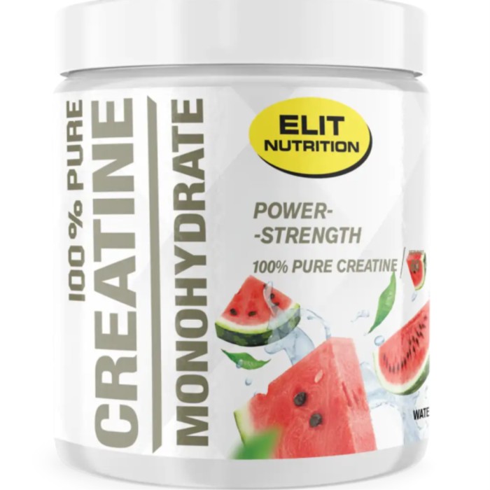 Elit Nutrition ELIT 100% Pure Kreatin Monohydrat Watermelon 300 g