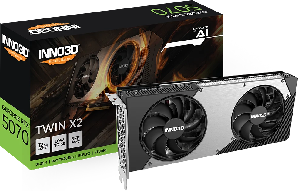 INNO3D GeForce RTX 5070 12GB Twin X2