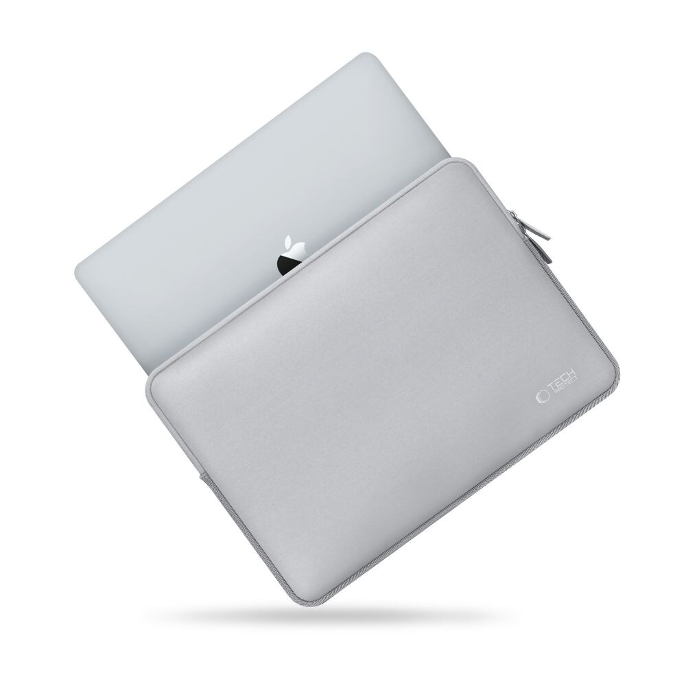 Tech-Protect Neoslim Laptopfodral 13-14" med tillbehörsväska - Grå, bild 5