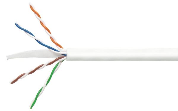 CommScope NETCONNECT CS34Z3 - Bulkkabel - 305 m - UTP - CAT 6 - halogenfri, fast - vit