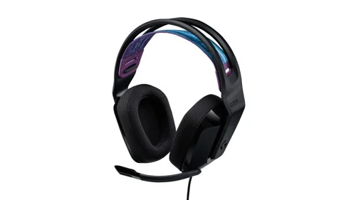 Logitech G335 trådbundet gaming headset, svart, bild 4