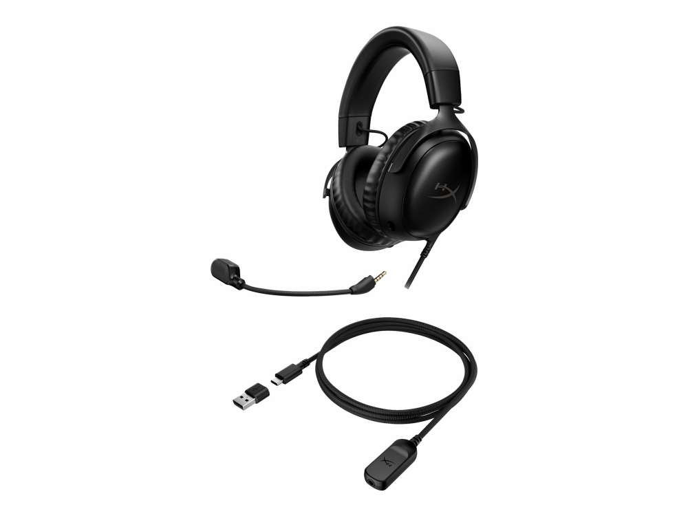 HyperX Cloud III – gamingheadset, svart, bild 3