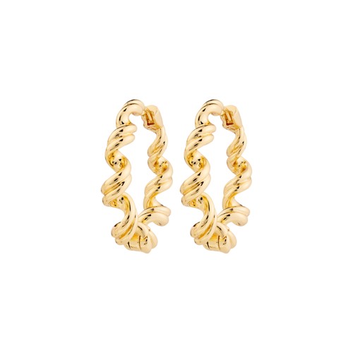 PILGRIM - LARISA Earrings - Gold Plated - 26 mm