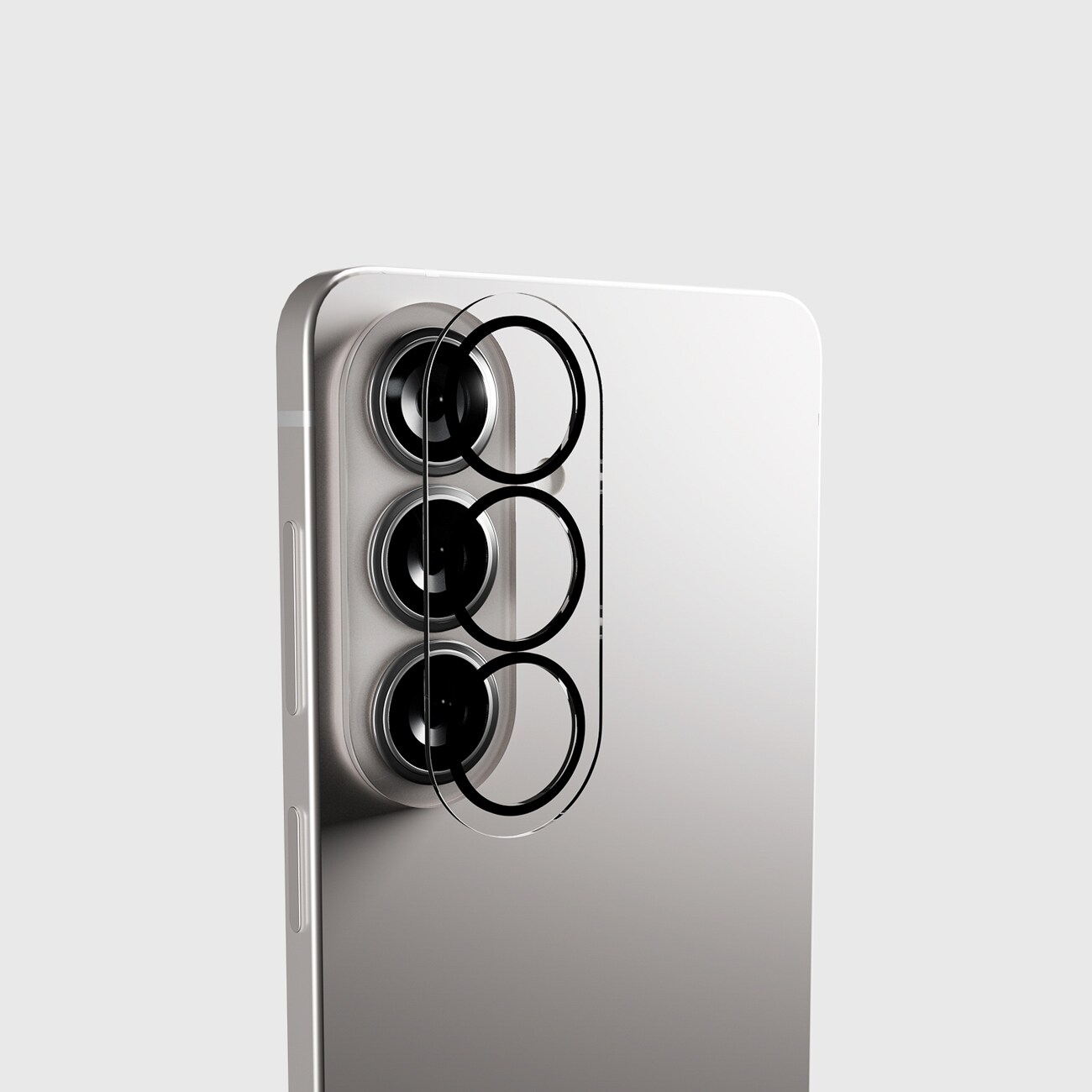 SBS skyddsglas för bakre kamera för Samsung Galaxy S26 - med svart ram, bild 3