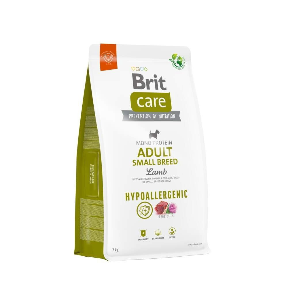 Brit Care Dog Hypoallergenic Adult Small Breed Torrfoder till Hund 7 kg
