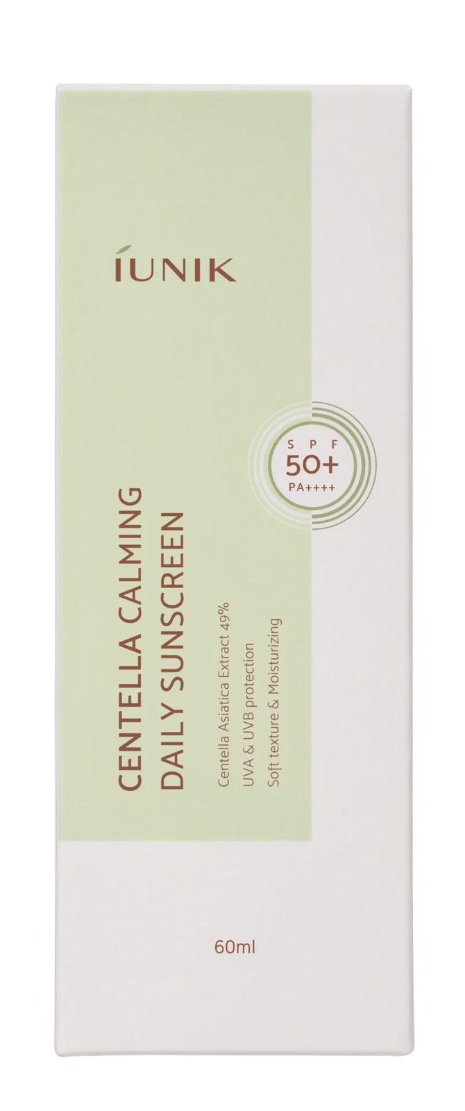 iUNIK Centella Calming Daily Sunscreen 60 ml, bild 3