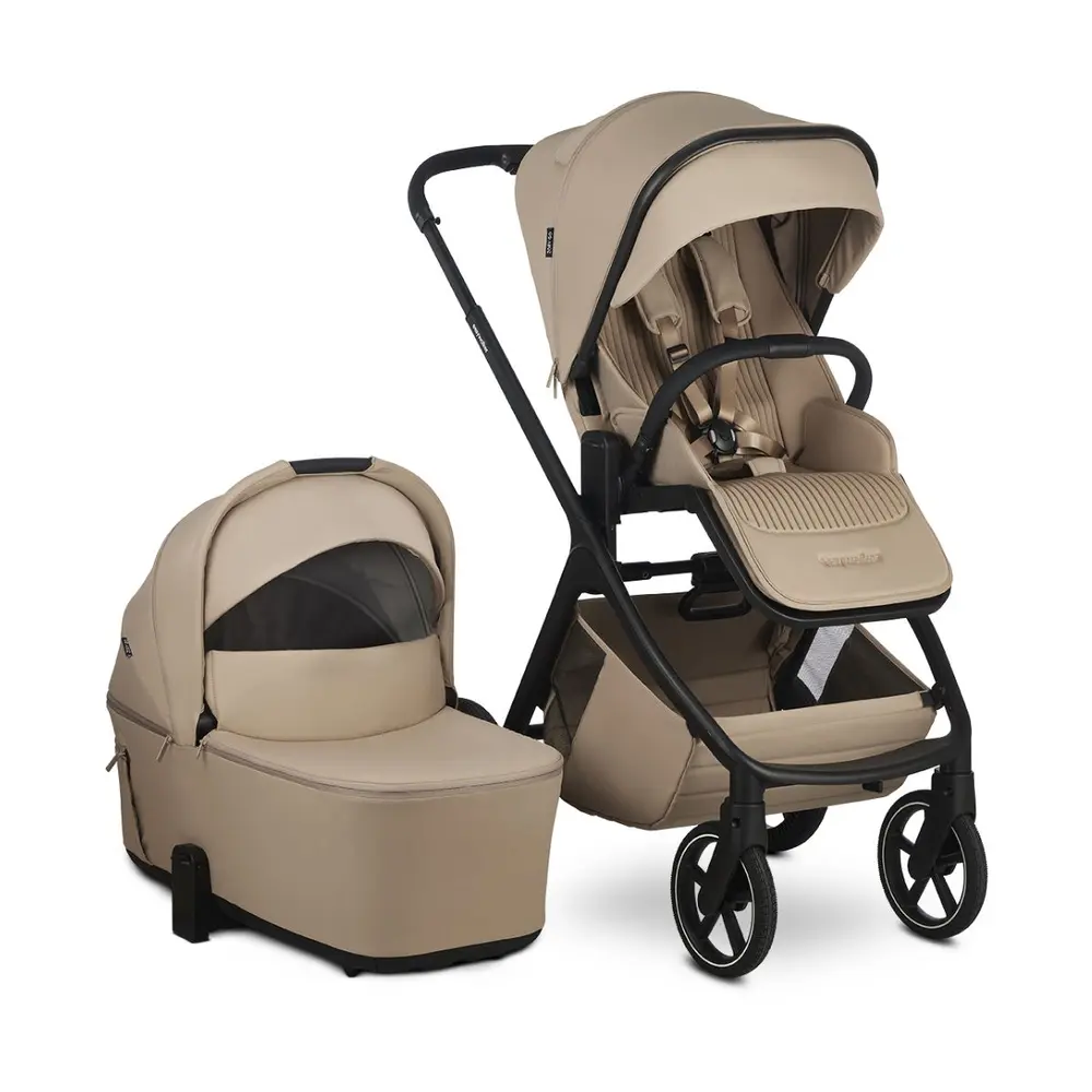 Easywalker Zoey Go duovagn, sand taupe