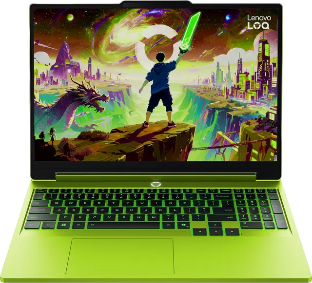 Lenovo LOQ 15AHP11 R7-250/5050/16GB/512GB 15.3" bärbar gamingdator (grön)