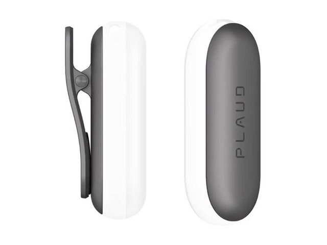 PLAUD NotePin klämma och magnetisk nål NP-AC-CP-GR för NotePin, Cosmic Grey