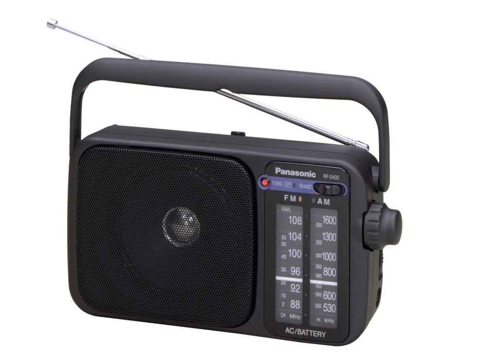 Panasonic RF-2400DEG-K radio AM/FM, svart