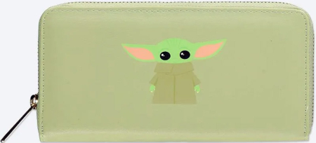 Star Wars The Mandalorian Baby Yoda Zip Around Wallet