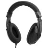 Deltaco HL-51, sluten, med volymkontroll, 2,5 meter kabel - Svart, bild 2