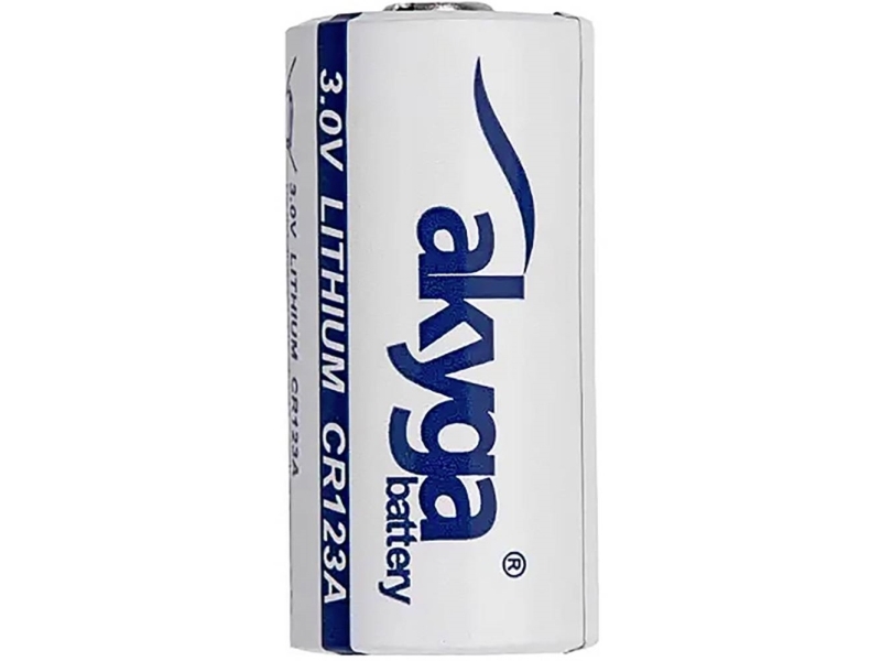 Akyga CR123 CR-123A fotobatteri Li-MnO2 1500 mAh 3 V, 1 st