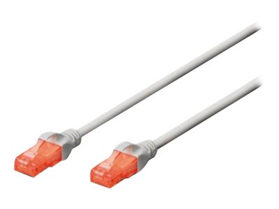 DIGITUS Professional - Patch-kabel - RJ-45 (hane) till RJ-45 (hane) - 3 m - UTP - CAT 6e - startad, hakfri - gul