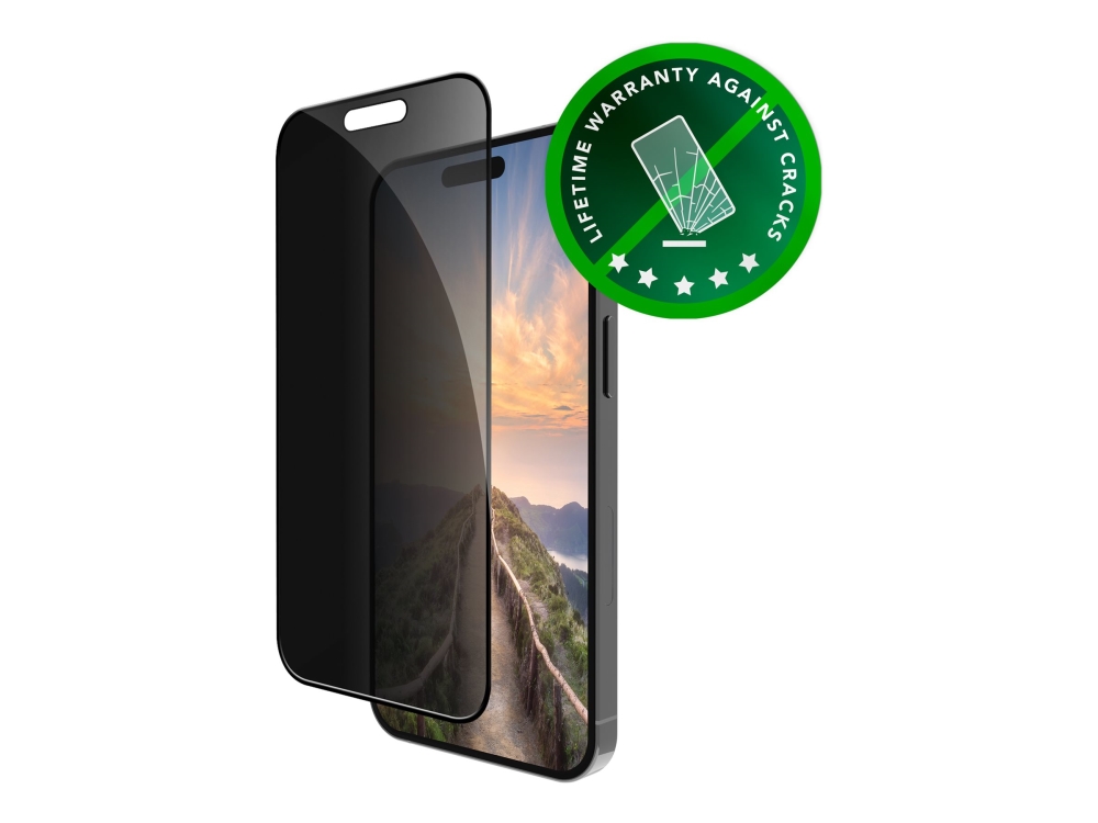 dbramante1928 eco-shield iPhone 16/15 Privacy skärmskydd