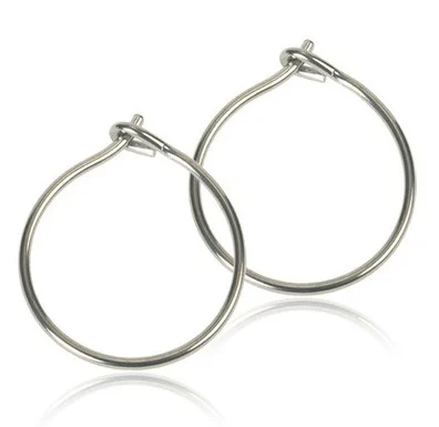 Blomdahl Natural Titanium Safety Ear Ring