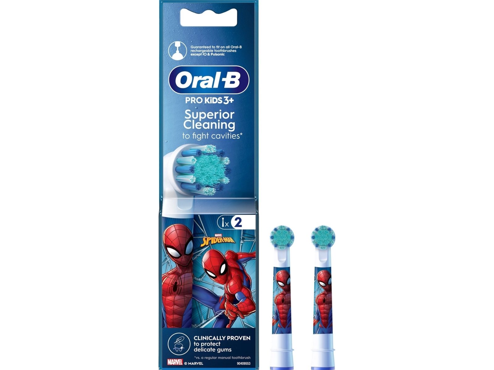 Oral-B utbytbara borsthylsor för barn EB-10 Stages Power EB10-4 SPIDERMAN PRO (4 st)