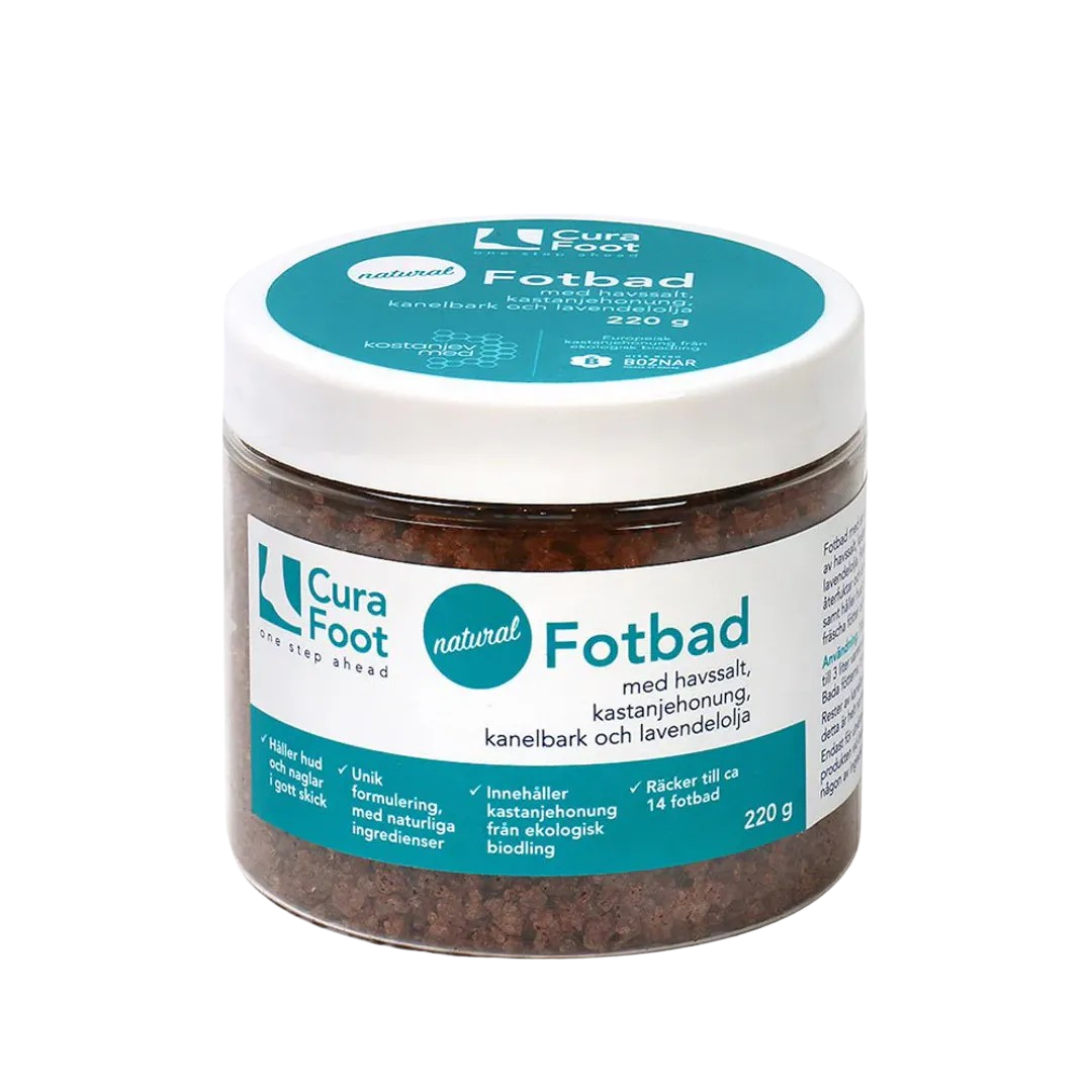 CuraFoot Natural fotbad 220g