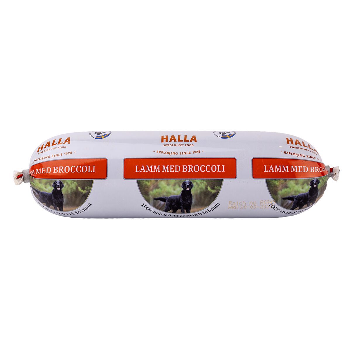 Halla Steamed Lamm med Broccoli 650g