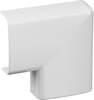 L-stycke/vinkelstycke till kabellist/minikanal OptiLine R9003, 25x60 mm - Vit