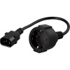DELTACO Strömkabel adapter 230V, bild 2
