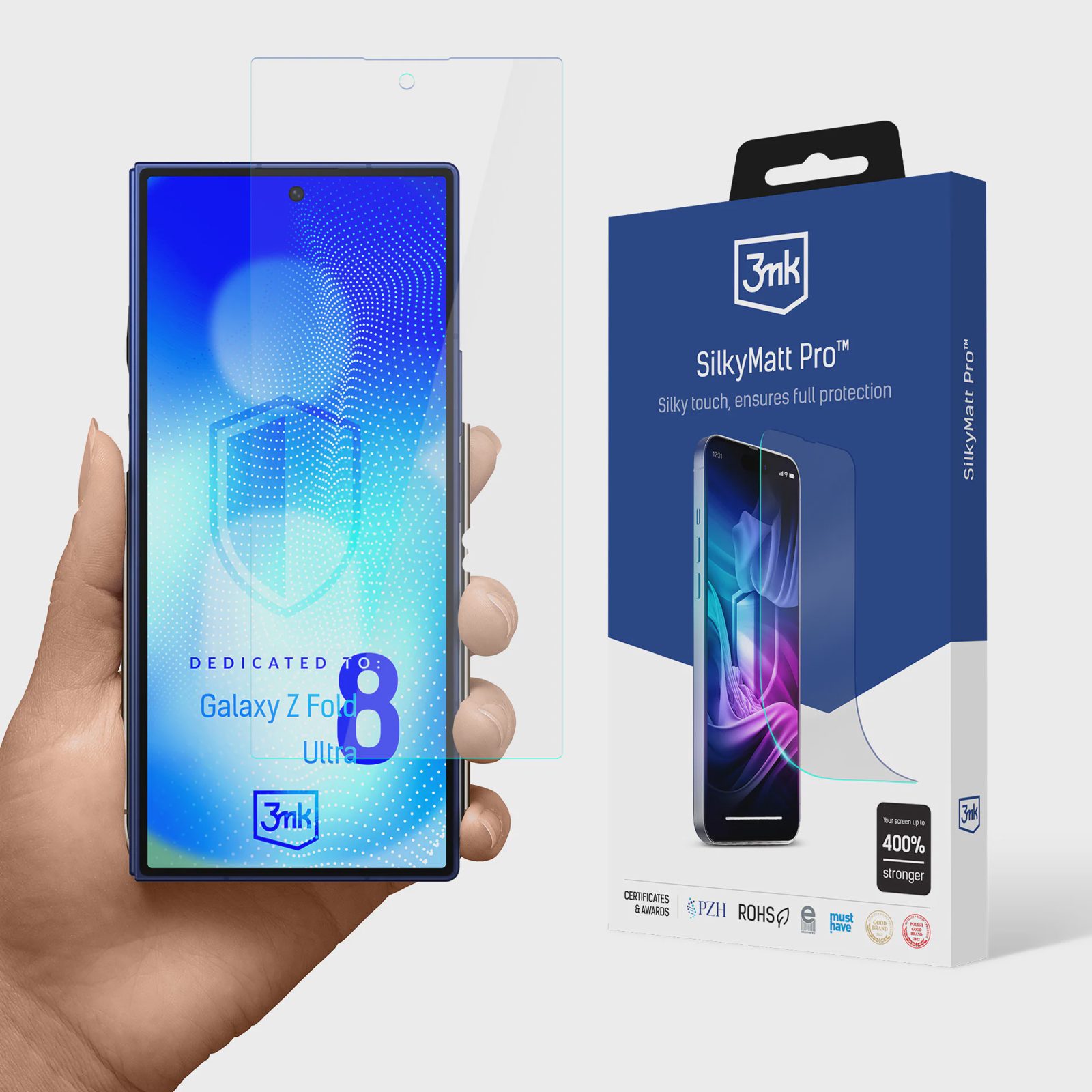 3mk Silky Matt Pro matt skärmskyddsfilm för Samsung Galaxy Z Fold 8 Ultra