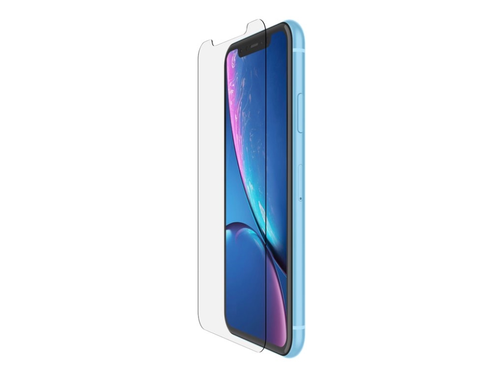 Belkin - Skärmskydd för mobiltelefon - glas - 6.1 - för Apple iPhone XR