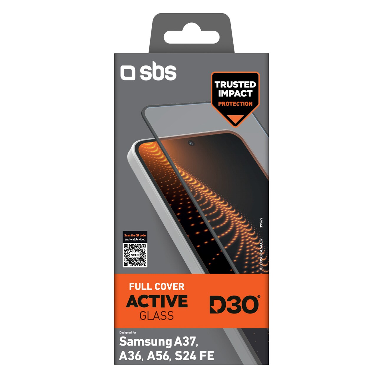 SBS D3O härdat glas för Samsung Galaxy A37, bild 2