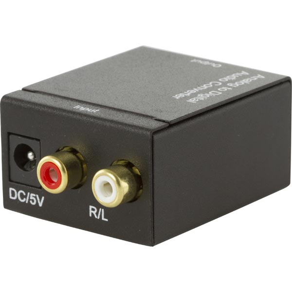 Audio Converter, ljudomvandlare från analog till digital, 2xRCA, S/PDIF, bild 3