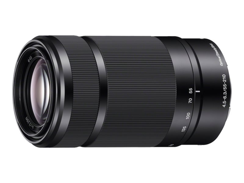 Sony E 55-210mm f/4.5-6.3 objektiv (SEL55210B), svart