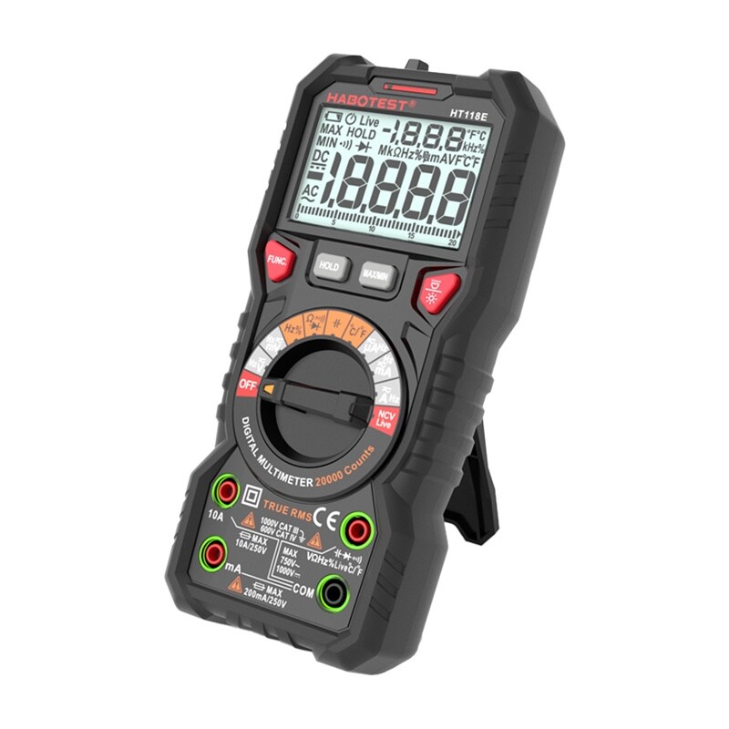 Habotest HT118E Universal digital multimeter True RMS NCV, bild 3