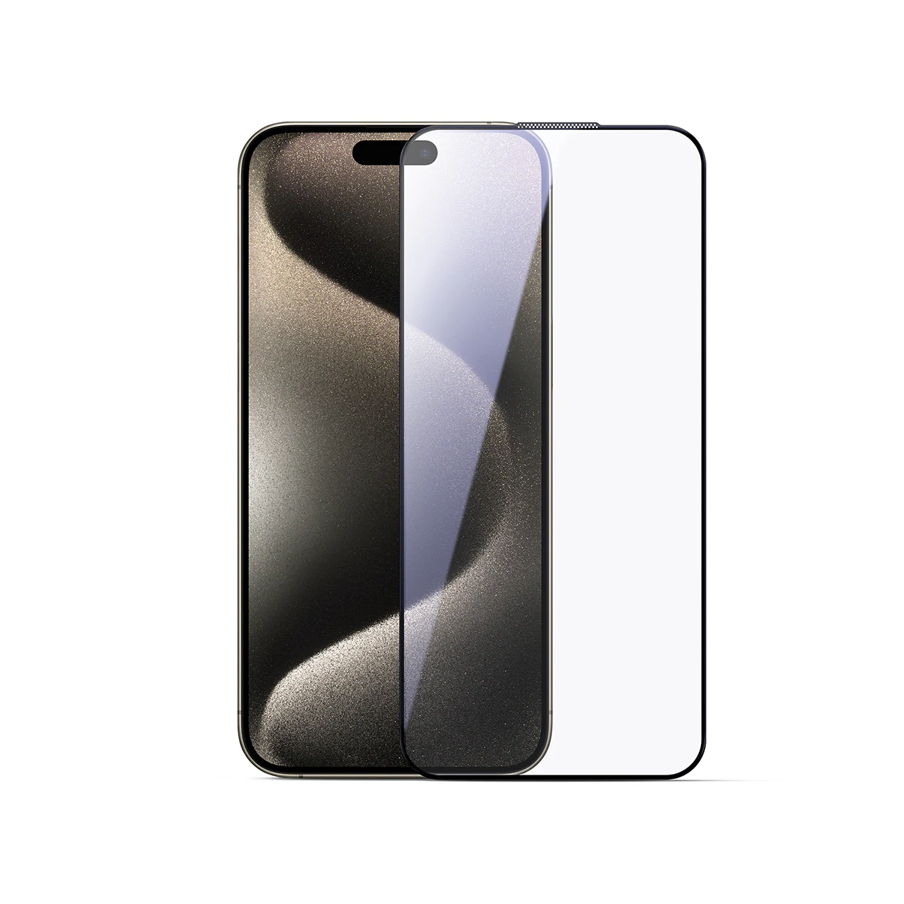 Joyroom JR-MLG0278 2,5D HD dammtätt härdat glas med svart ram för iPhone 15 Plus/16 Plus